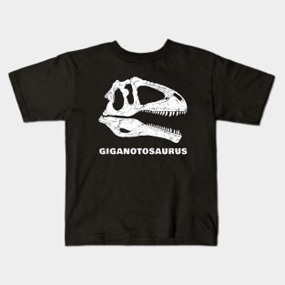 Fossilized head of Giganotosaurus Kids T-Shirt